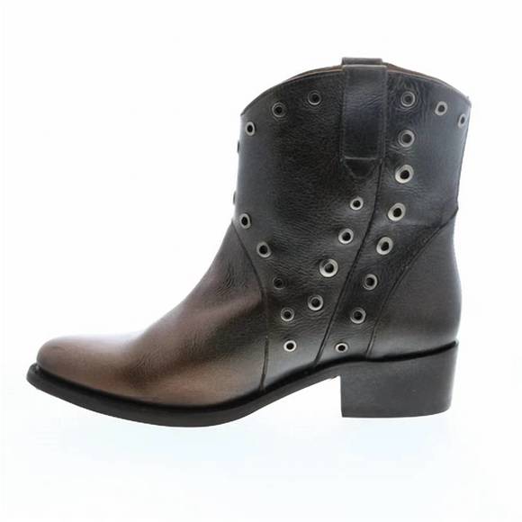 NEW FRYE diana grommet short boot in pewter ombre - Picture 1 of 4
